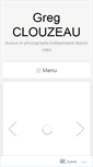 Mobile Screenshot of gregclouzeau.com