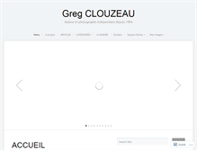 Tablet Screenshot of gregclouzeau.com